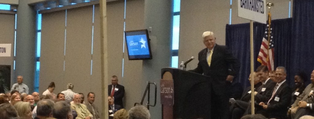 John Larson speaking